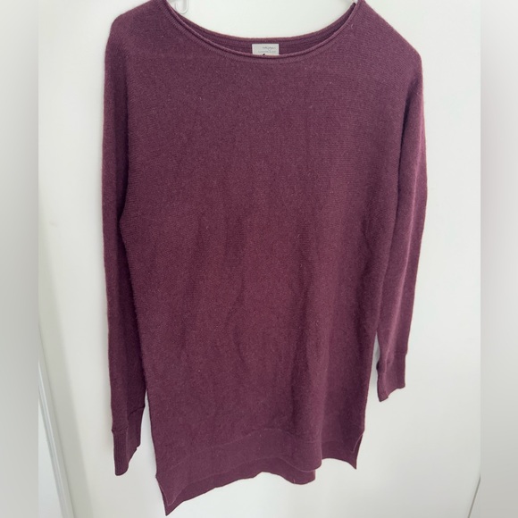 Halogen Women's Plum Crew Neck Sweater - Picture 1 of 7